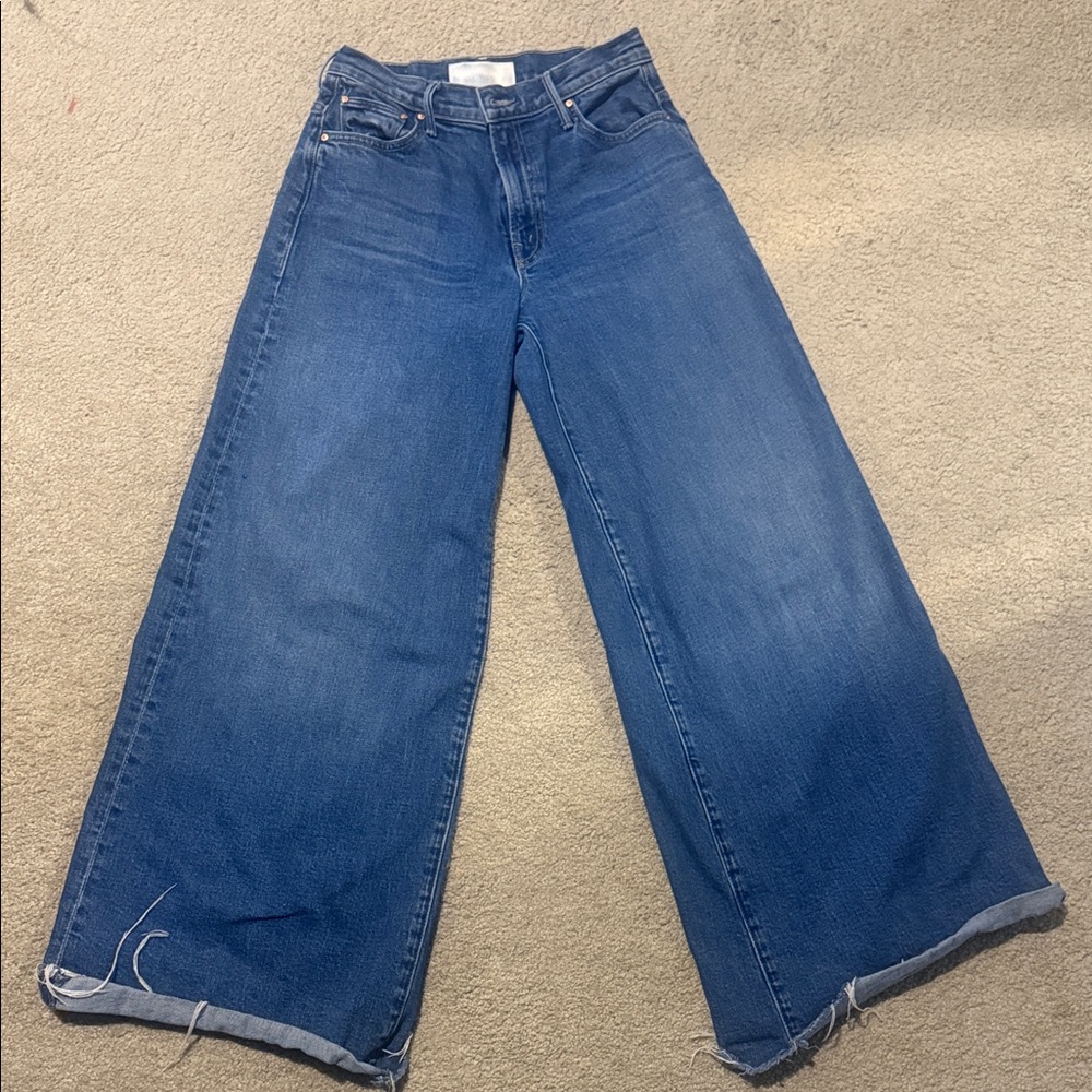 MOTHER Deep Blue Flare Jeans